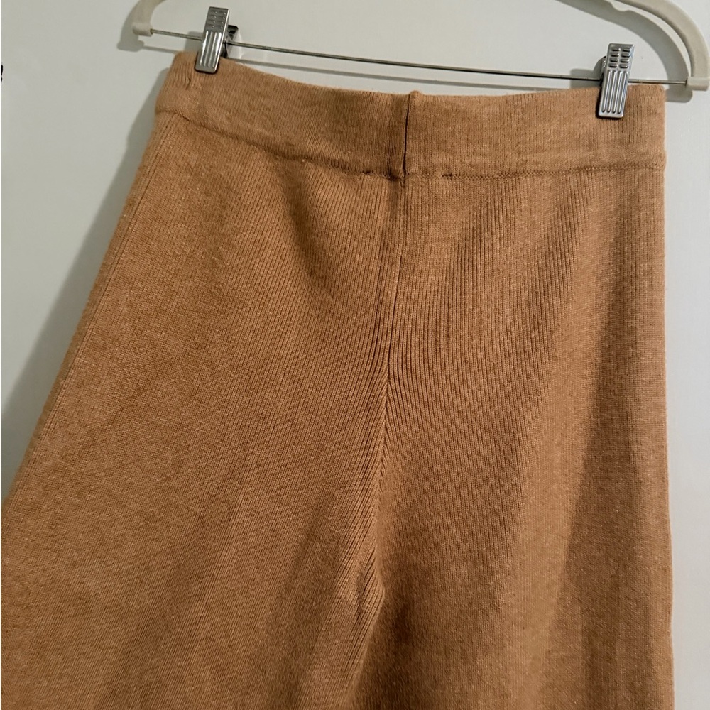 English Factory Camel Wide-Leg Pants - Picture 9 of 13